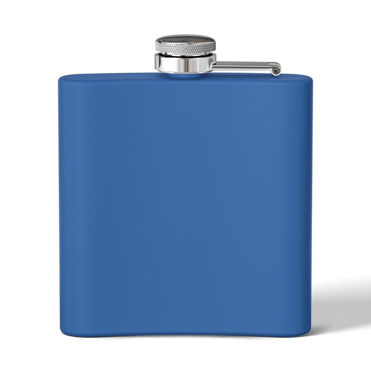 6oz Camping Flask or Dog Water Carrying Device - Stainless Steel Hip Flask with Campfire & Bones Design