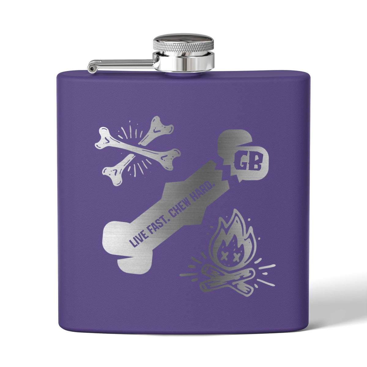 6oz Camping Flask (Dog Water Carrying Device)