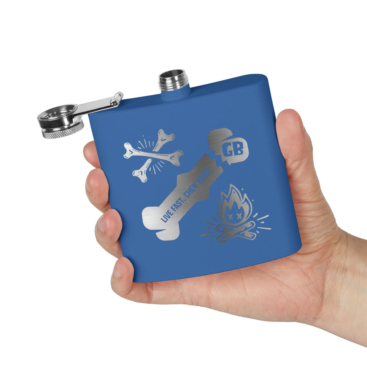 6oz Camping Flask (Dog Water Carrying Device)
