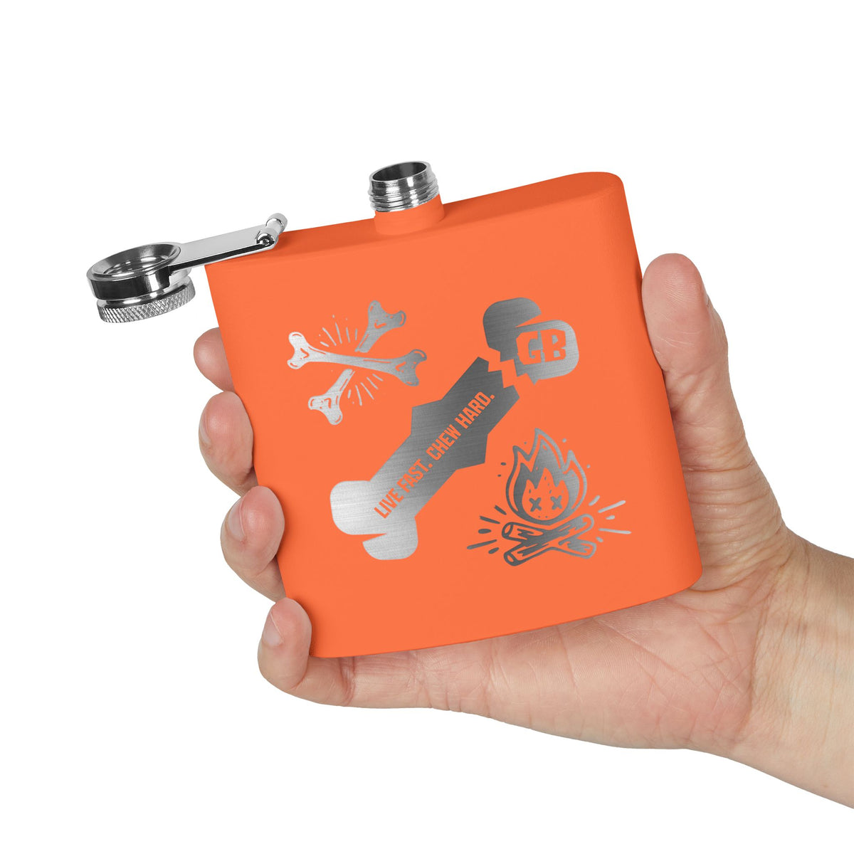 6oz Camping Flask (Dog Water Carrying Device)