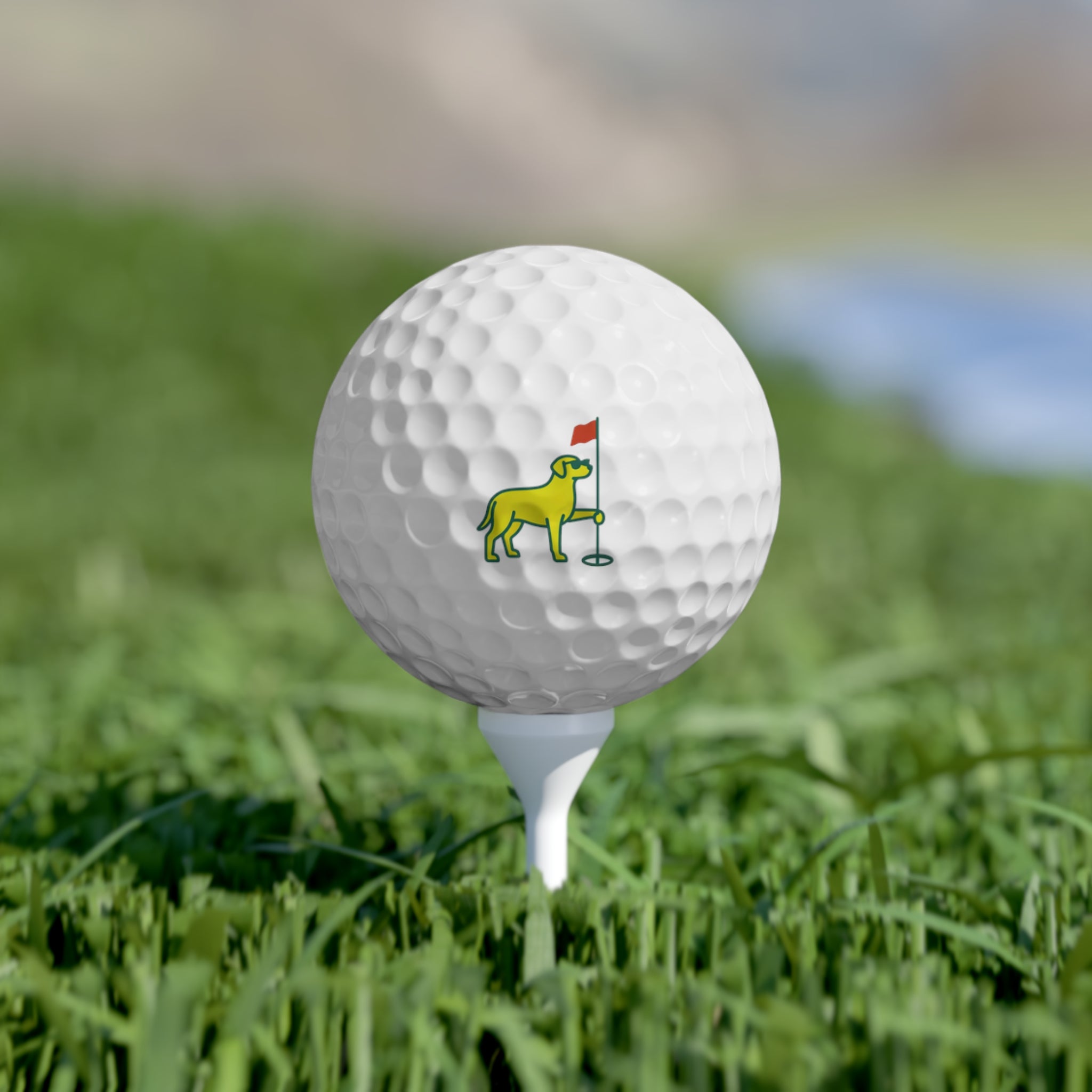 Golf Dog Golf Balls, 6 ct