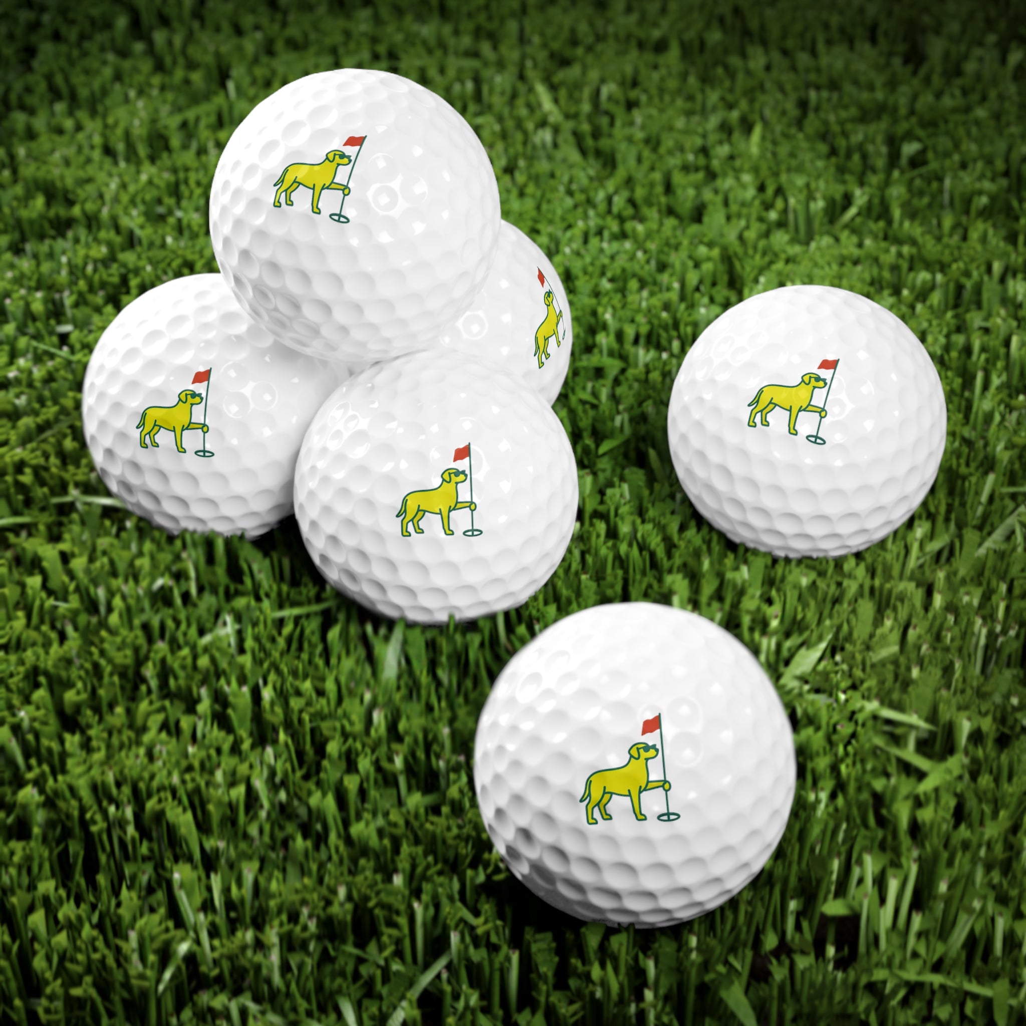 Golf Dog Golf Balls, 6 ct